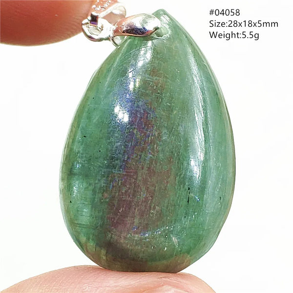 Green Blue Kyanite Pendant-ToShay.org