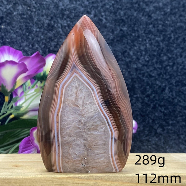 Red Lace Agate Flame-ToShay.org