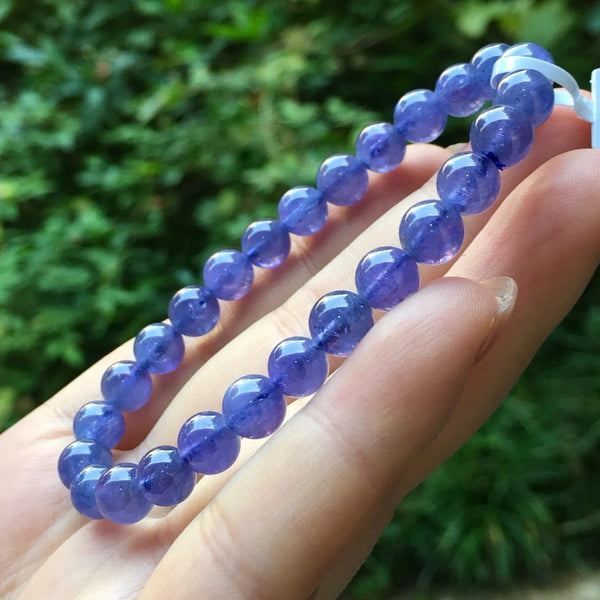 Blue Tanzanite Bead Bracelet-ToShay.org