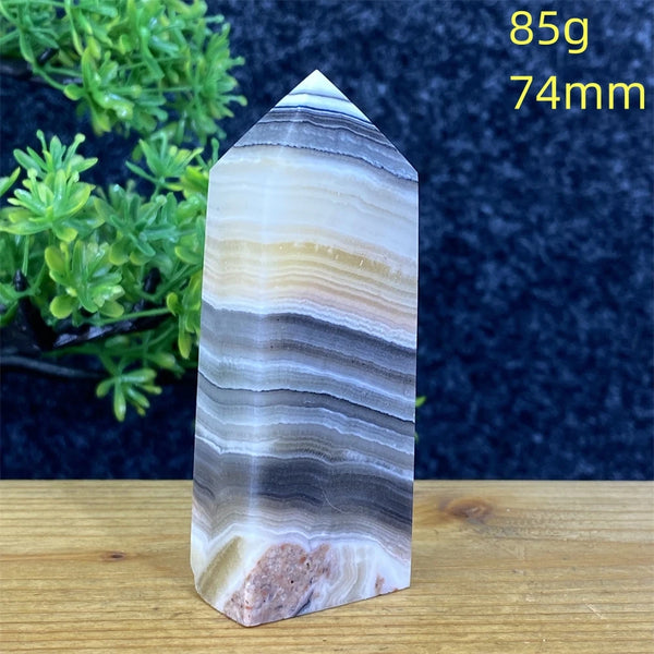 Blue Striped Agate Tower-ToShay.org