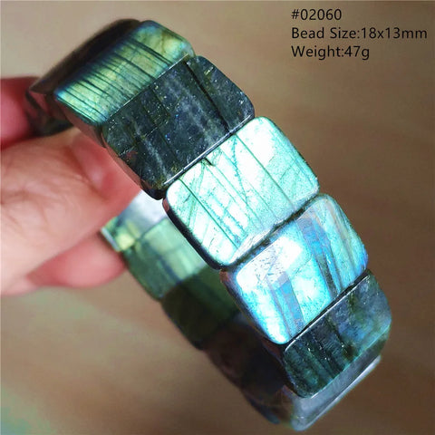 Blue Light Labradorite Bracelet-ToShay.org