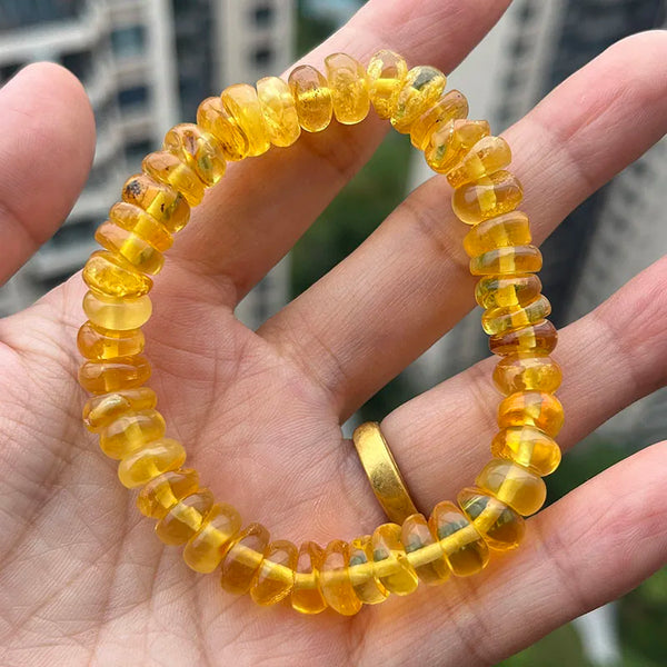 Yellow Amber Bracelet-ToShay.org