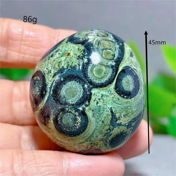 Green Malachite Palm Stone-ToShay.org