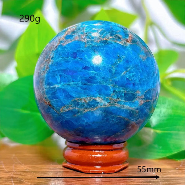 Blue Apatite Ball-ToShay.org