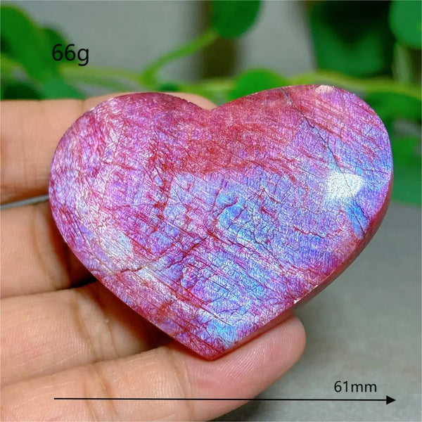 Red Moonstone Heart-ToShay.org