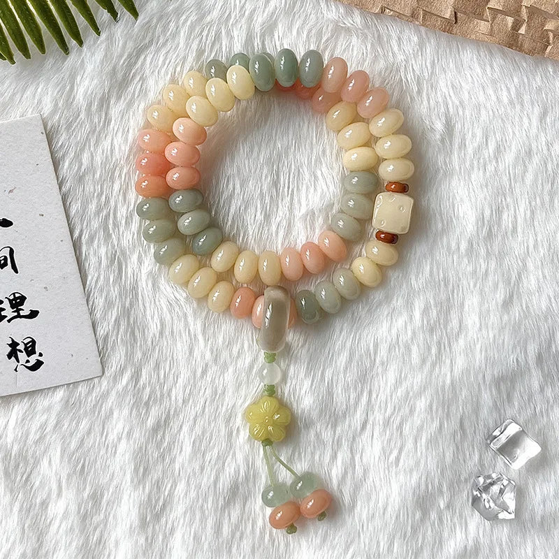 Rainbow Abacus Bodhi Beads-ToShay.org
