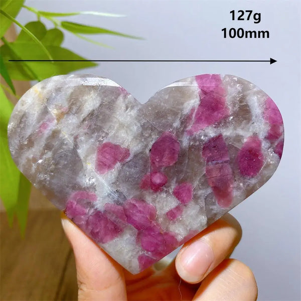 Pink Unicorn Tourmaline Heart-ToShay.org