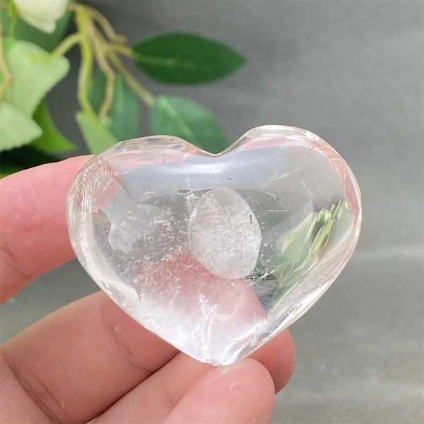 Clear Crystal Heart-ToShay.org