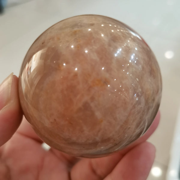 Orange Moonstone Crystal Ball-ToShay.org