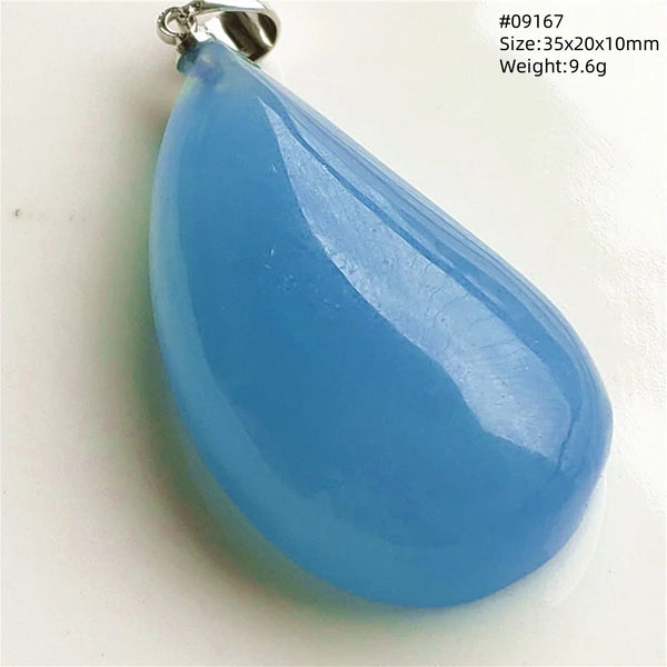 Blue Aquamarine Quartz Pendant-ToShay.org