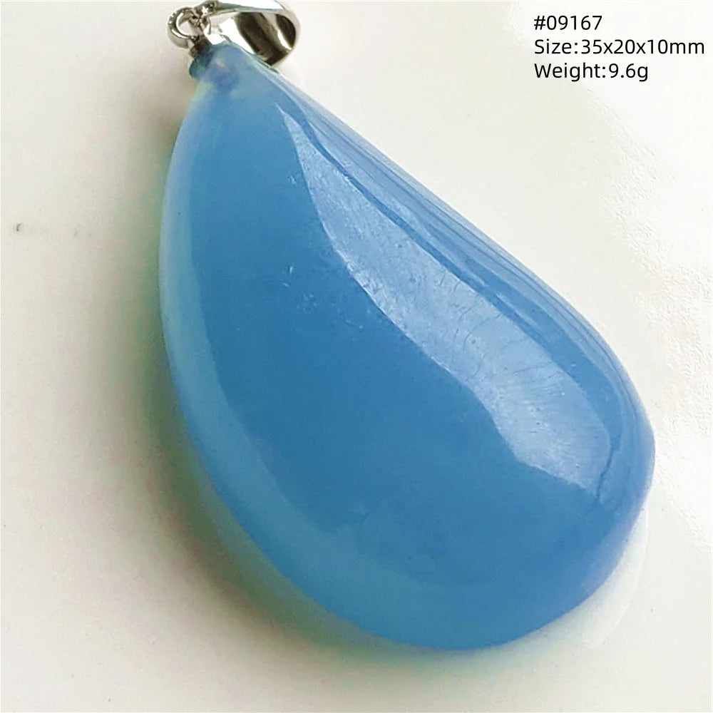 Blue Aquamarine Pendant-ToShay.org