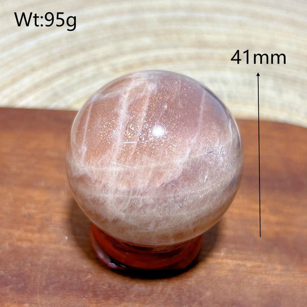 Pink Moonstone Ball-ToShay.org
