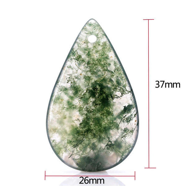 Green Moss Agate Pendant-ToShay.org