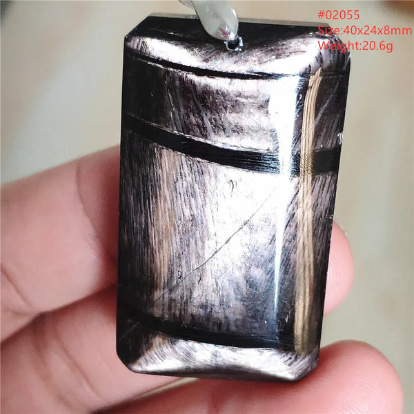 Black Hypersthene Pendant-ToShay.org
