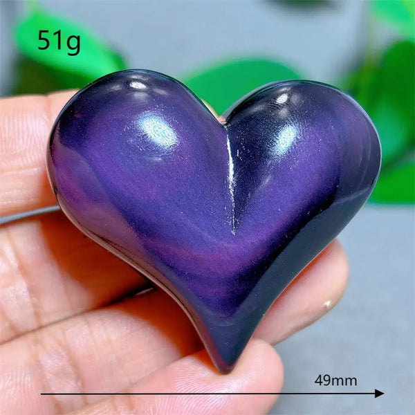 Rainbow Obsidian Heart-ToShay.org