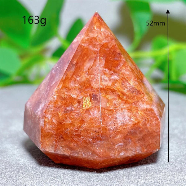 Red Fire Quartz Diamond Tower-ToShay.org