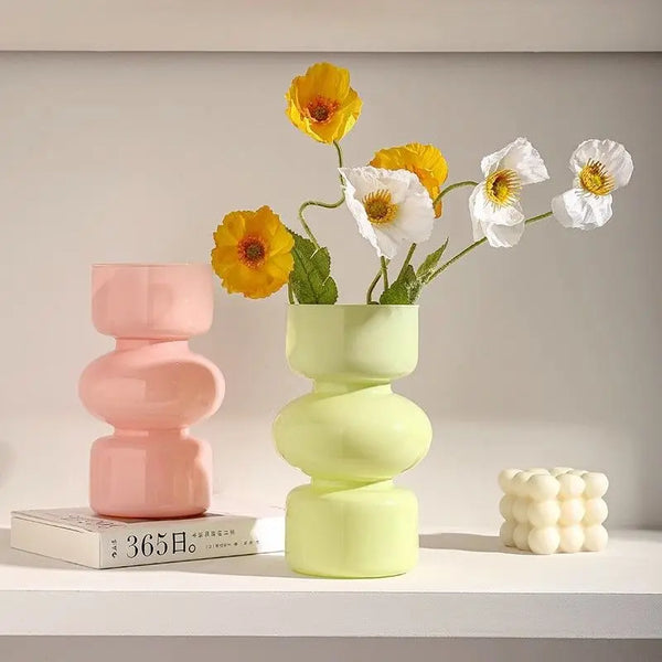 Glass Flower Vase-ToShay.org