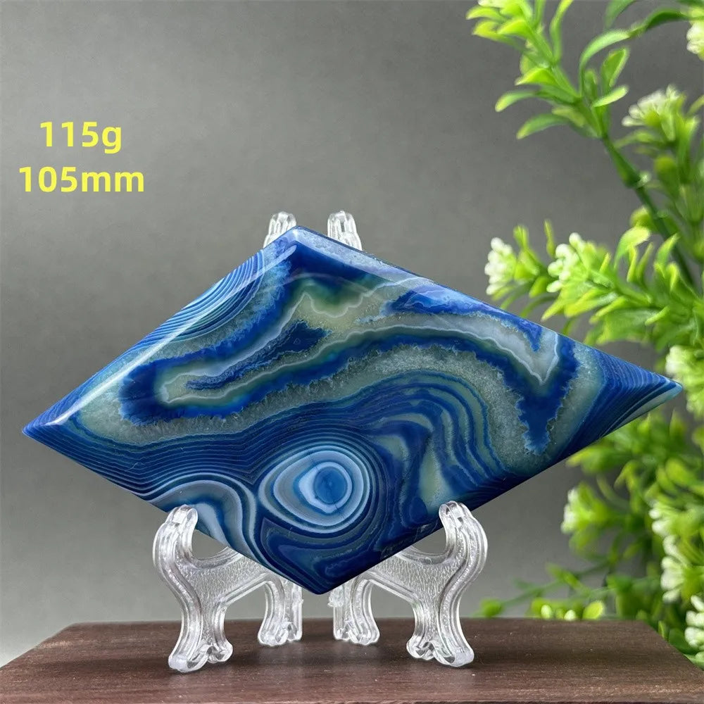 Blue Agate Lace Diamond-ToShay.org