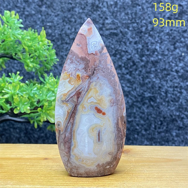 Blue Lace Agate Torch-ToShay.org