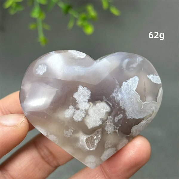 Black Cherry Agate Heart-ToShay.org