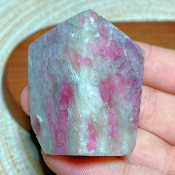 Pink Tourmaline Slice-ToShay.org