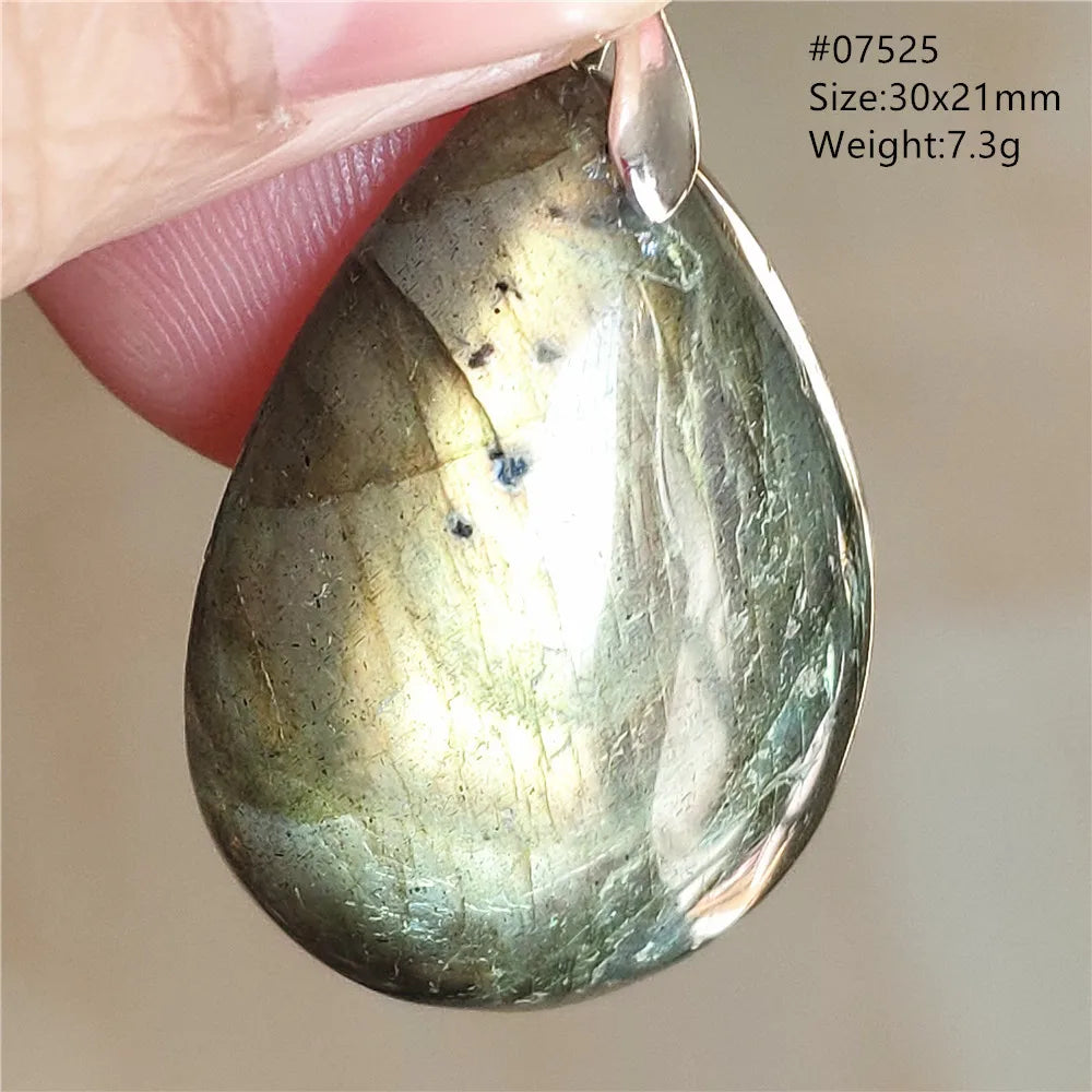 Blue Light Labradorite Pendant-ToShay.org