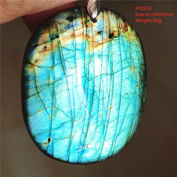 Blue Light Labradorite Pendant-ToShay.org