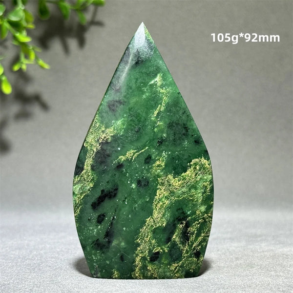 Green Emerald Agate Torch-ToShay.org