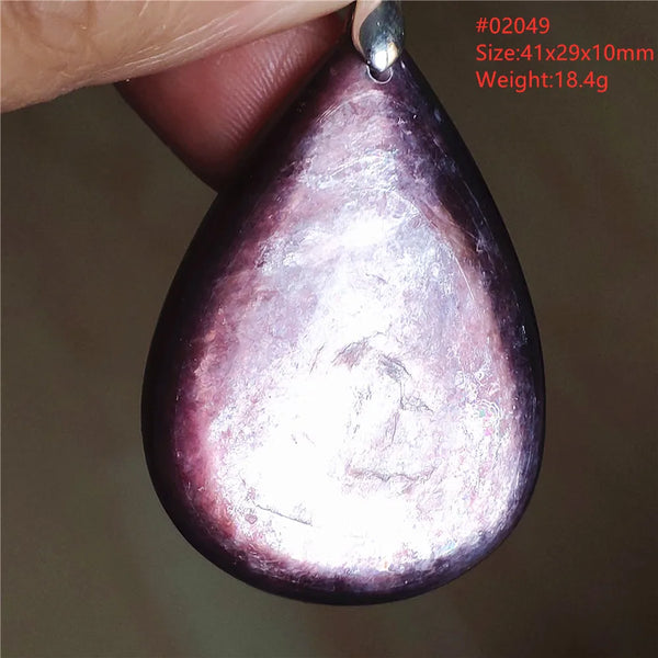 Purple Lepidolite Pendant-ToShay.org