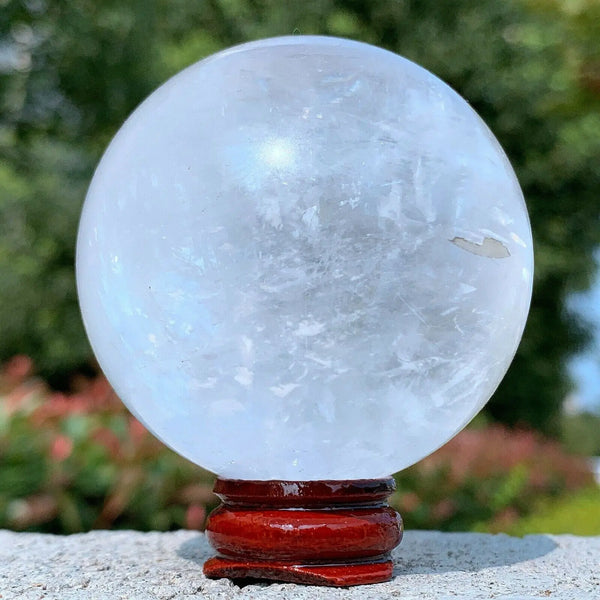 White Calcite Quartz Ball-ToShay.org