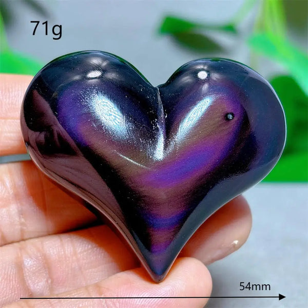 Rainbow Obsidian Heart-ToShay.org