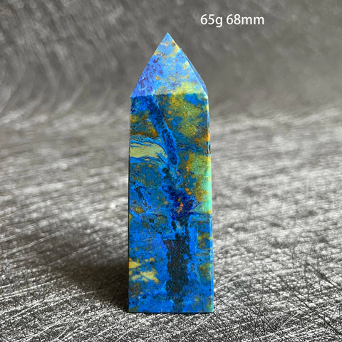 Blue Azurite Malachite Point-ToShay.org