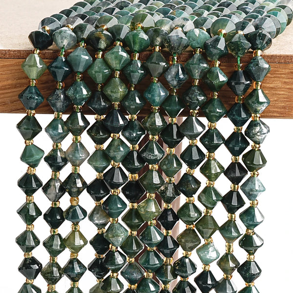 Green Moss Agate Beads-ToShay.org