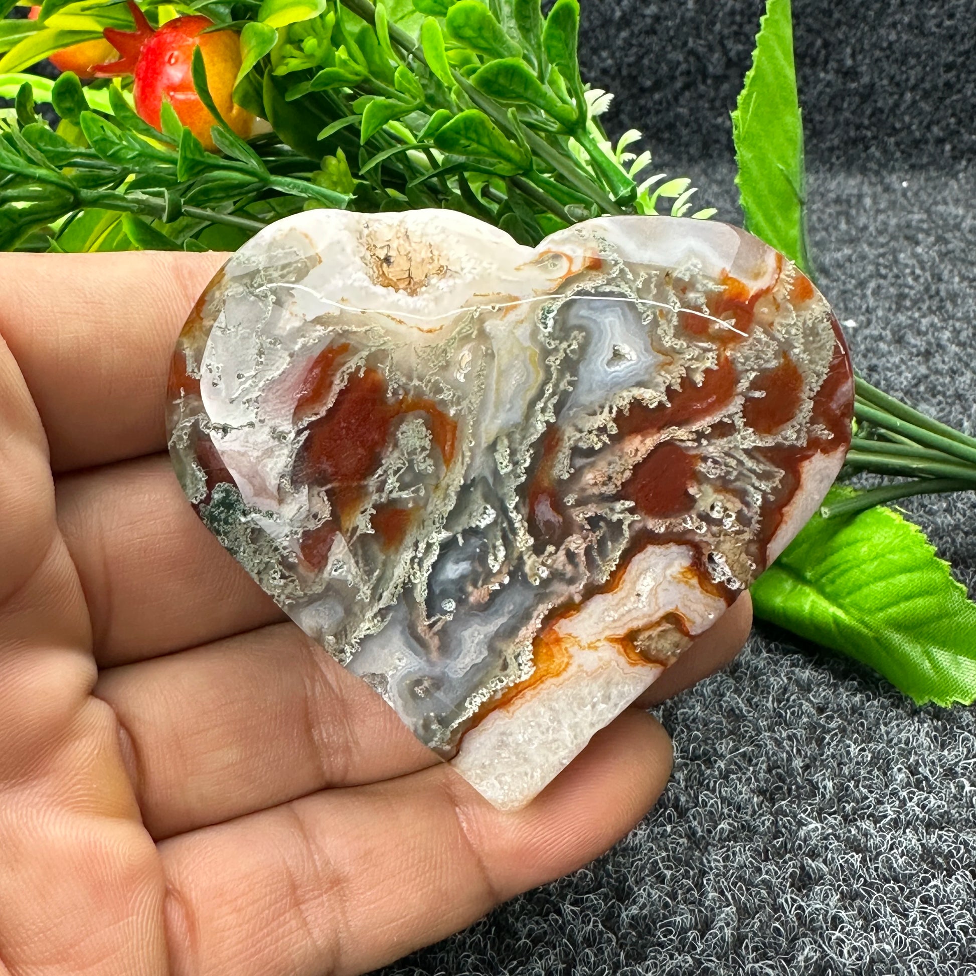 Green Red Moss Agate-ToShay.org