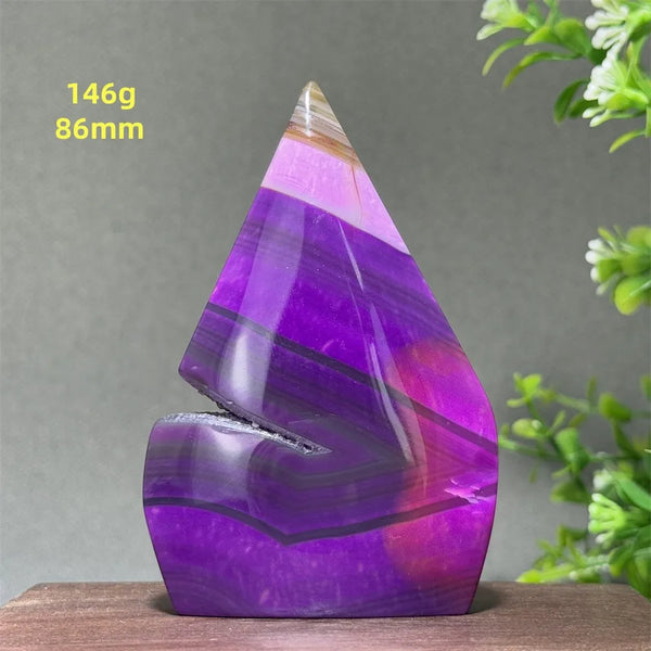 Purple Agate Torch-ToShay.org