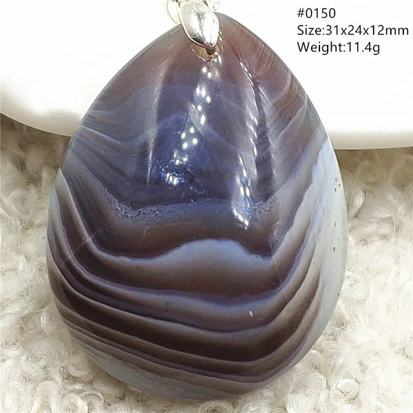 Grey Lace Agate Pendant-ToShay.org