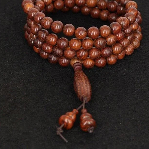 Red Sandalwood Mala Beads-ToShay.org