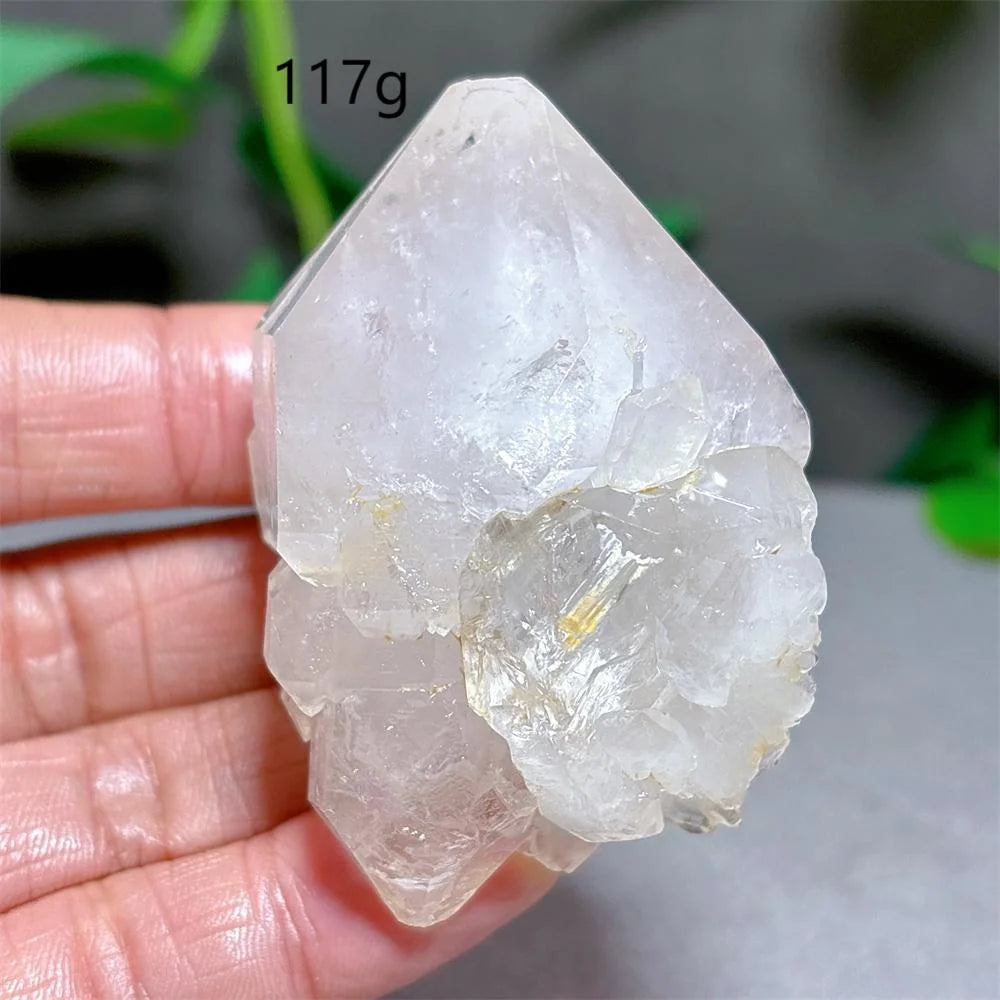 Clear Lotus Backbone Quartz Cluster-ToShay.org