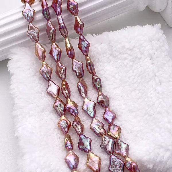 Purple Baroque Pearl Beads-ToShay.org