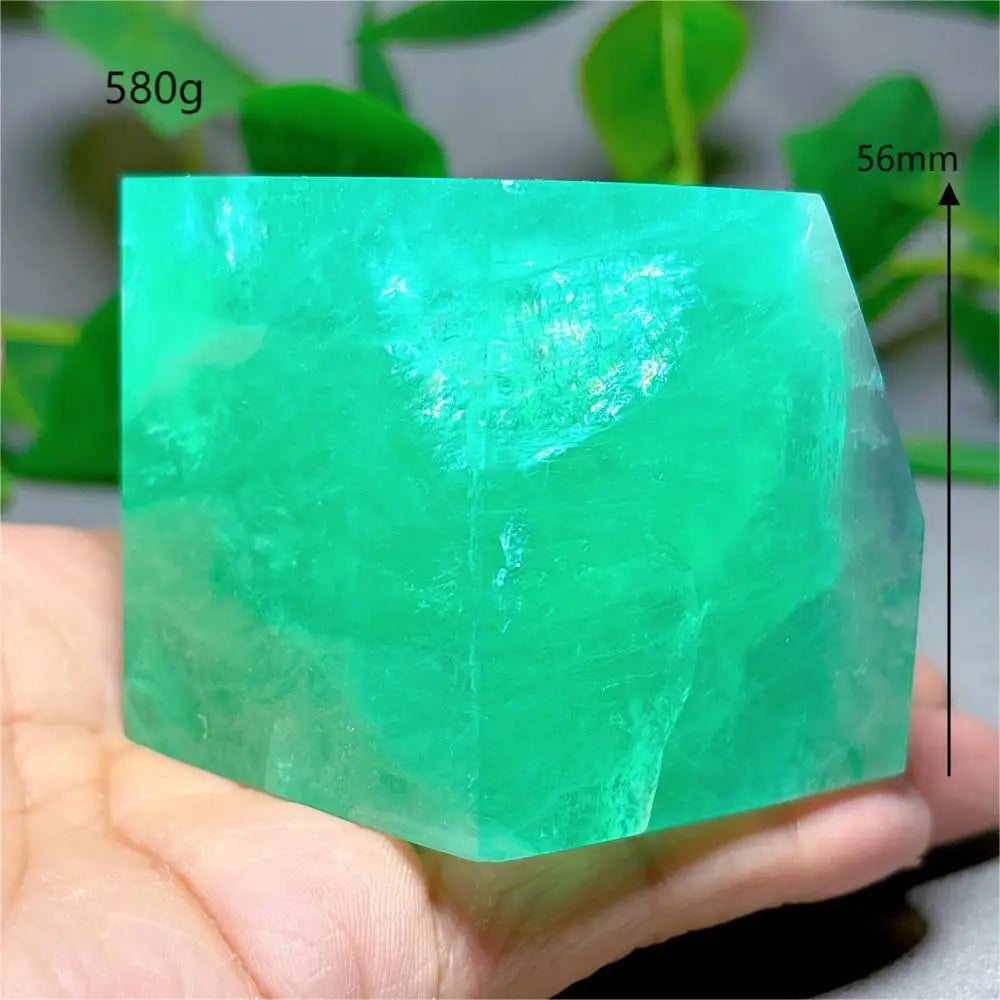 Green Fluorite Cube-ToShay.org