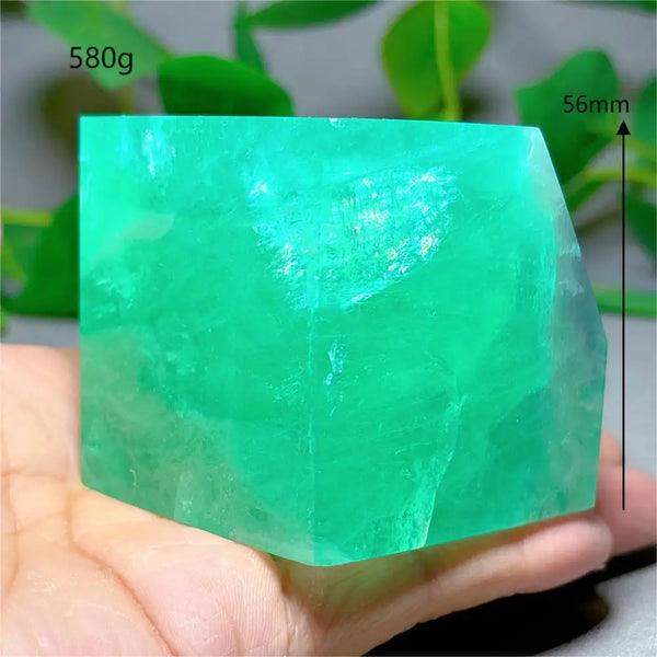 Green Fluorite Cube-ToShay.org