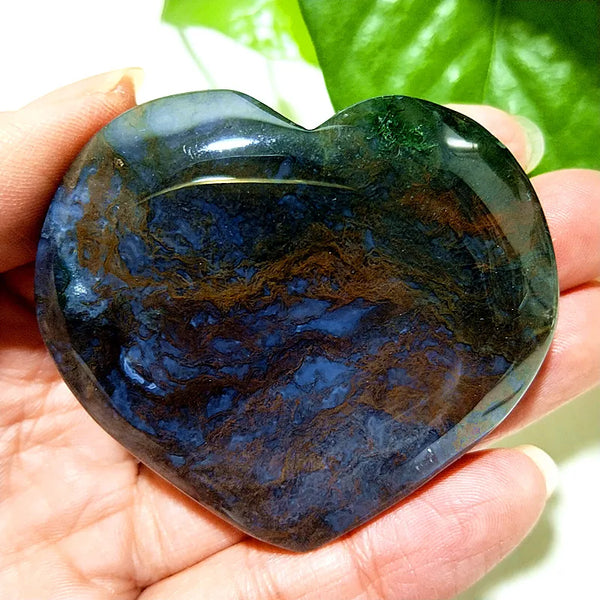 Green Moss Agate Heart-ToShay.org