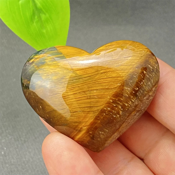 Yellow Tiger Eye Heart-ToShay.org