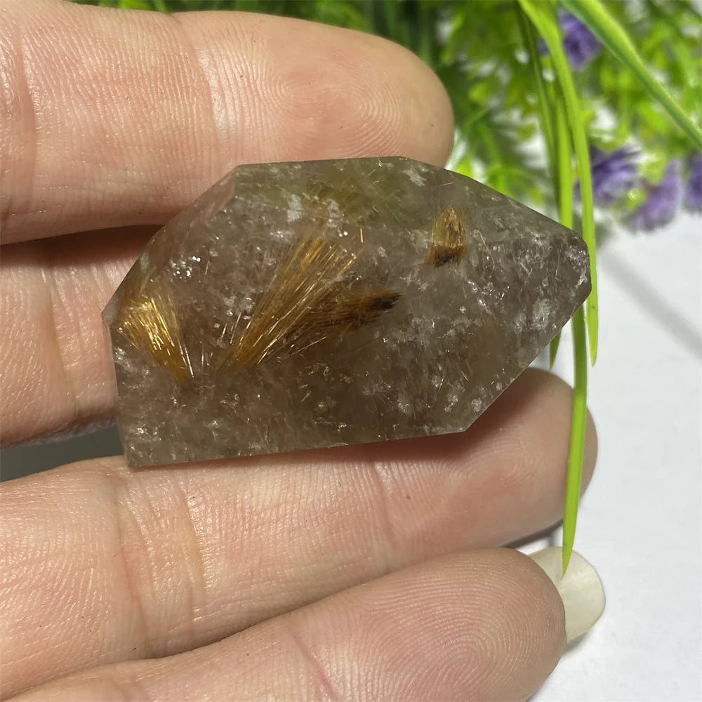 Gold Rutilated Quartz Rock-ToShay.org