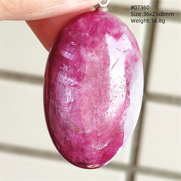 Red Ruby Zoisite Pendant-ToShay.org