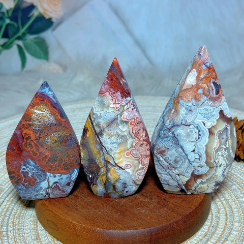 Blue Agate Flame-ToShay.org