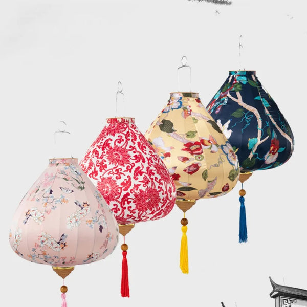Flower Print Lantern-ToShay.org