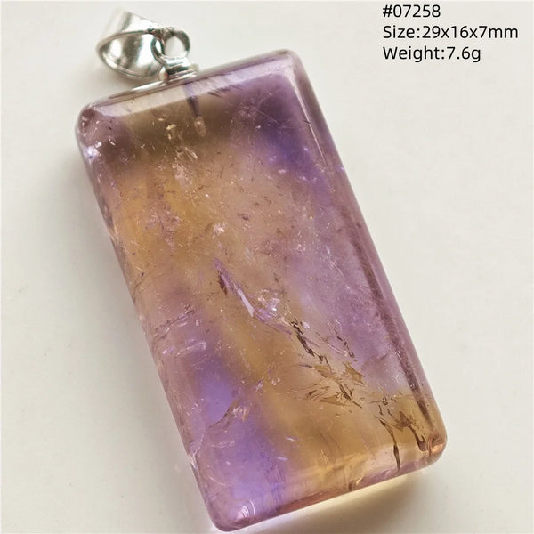 Purple Yellow Ametrine Pendant-ToShay.org