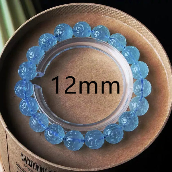 Blue Aquamarine Bracelet-ToShay.org
