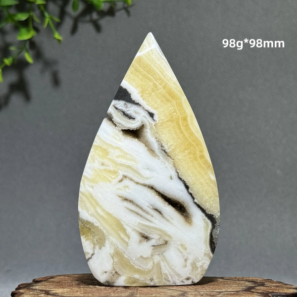 Grey Stripe Agate Torch-ToShay.org